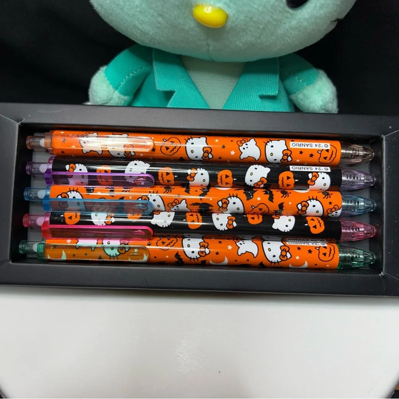 Sanrio Hello Kitty Pink Halloween 3 Piece Stationary -Frankenstien & Mummy Theme - Picture 14 of 14